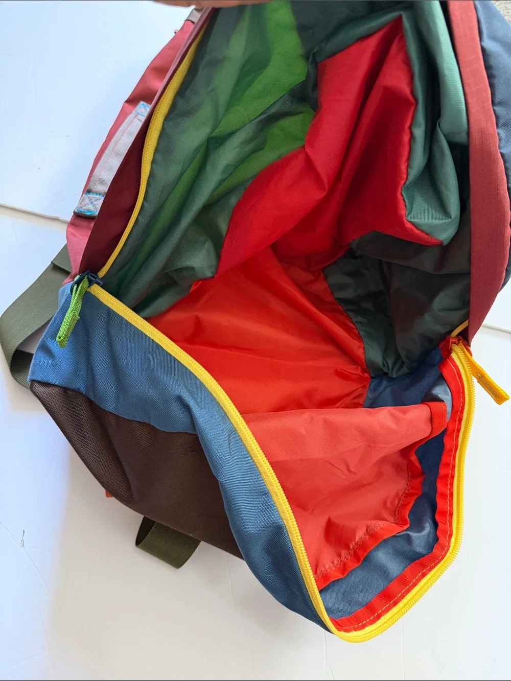 the Cotopaxi Uyuni 46L Duffel Bag (Del Día Edition).